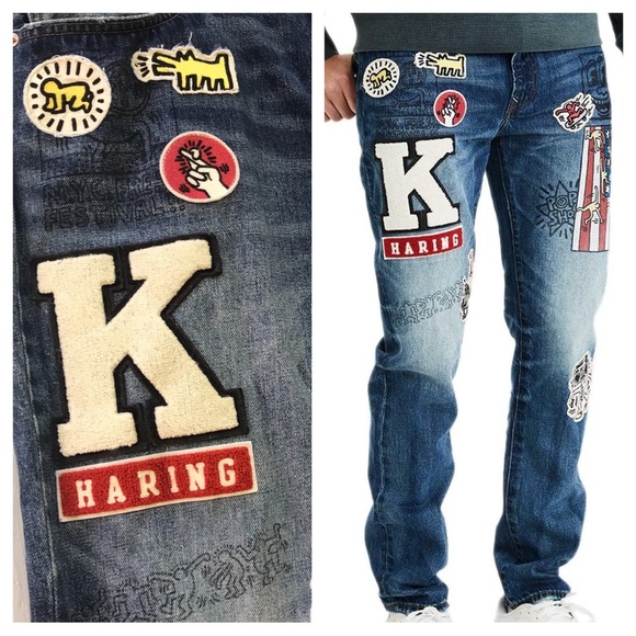 American Eagle Outfitters Jeans Keith Haring X American Eagle